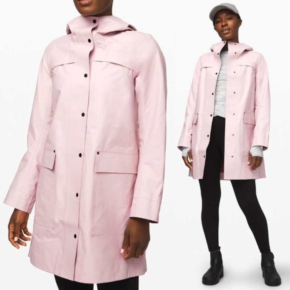 NWT! LULULEMON 'Into the Drizzle' Rain Jacket SZ:8